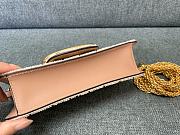 Kitlife Valentino VLogo Signature Beaded Calfskin Shoulder Bag Beige 20x11x5cm - 5
