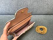 Kitlife Valentino VLogo Signature Beaded Calfskin Shoulder Bag Beige 20x11x5cm - 4