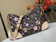 Kitlife Louis Vuitton x TM Boulogne Bag Cherry Blossom Monogram Canvas Brown M13265 29x16x 9.5 cm - 1