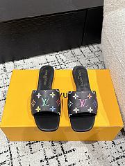Kitlife Louis Vuitton x TM Slides Black Multicolor - 1