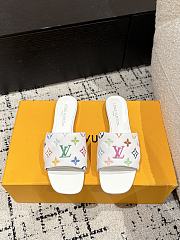 Kitlife Louis Vuitton x TM Slides White Multicolor - 1
