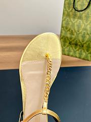 Kitlife Gucci Signoria Thong Sandals Gold - 4