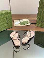 Kitlife Gucci Signoria Thong Sandals Beige - 4