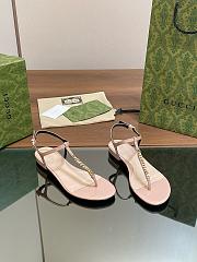 Kitlife Gucci Signoria Thong Sandals Beige - 3
