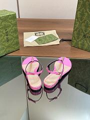 Kitlife Gucci Signoria Thong Sandals Pink - 4