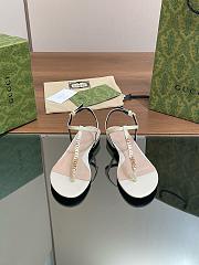 Kitlife Gucci Signoria Thong Sandals White - 1