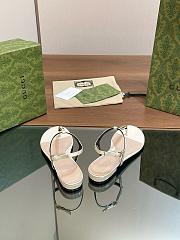 Kitlife Gucci Signoria Thong Sandals White - 4