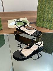 Kitlife Gucci Signoria Thong Sandals Black - 5