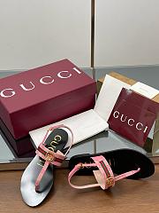 Kitlife Gucci Interlocking G Web Sandals Black & Pink - 6
