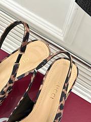 Kitlife Gucci Classic Horsebit Rhinestone Leopard High Heels 85mm  - 4