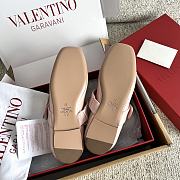 Kitlife Valentino Garavani Ballerines Mary Jane Flats Pink Patent Leather  - 4