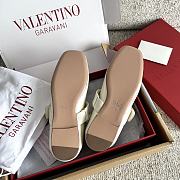 Kitlife Valentino Garavani Ballerines Mary Jane Flats White Leather - 4
