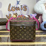 Kitlife Louis Vuitton Nice BB Toiletry Pouch Monogram Canvas Pink M42265 24x18x14.5cm - 1