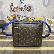 Kitlife Louis Vuitton Nice BB Toiletry Pouch Monogram Canvas Blue M12668 24x18x14.5cm - 3