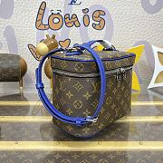 Kitlife Louis Vuitton Nice BB Toiletry Pouch Monogram Canvas Blue M12668 24x18x14.5cm - 2