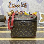 Kitlife Louis Vuitton Nice BB Toiletry Pouch Monogram Canvas Red M12671 24x18x14.5cm - 1