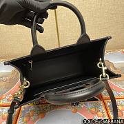 Kitlife Dolce & Gabbana Tote Bag Canvas Black 30x14x26cm - 6