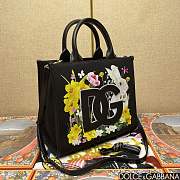 Kitlife Dolce & Gabbana Tote Bag Canvas Black 30x14x26cm - 2