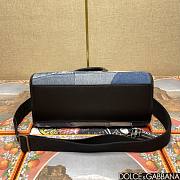 Kitlife Dolce & Gabban Crossbody Blue Denim Bag 31x27x15cm - 6