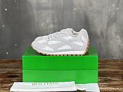 Kitlife Bottega Veneta Orbit Suede, Mesh and Leather Sneakers Grey & White  - 1