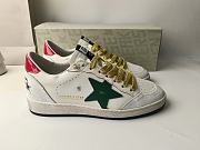 Kitlife Golden Goose Ballstar Sneakers White & Green Star - 1