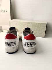 Kitlife Golden Goose Ballstar Sneakers White & Green Star - 4
