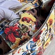 Kitlife Dolce & Gabbana White Floral Sicily Top Handle Bag 25x20x12cm - 6