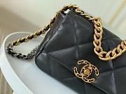 Kitlife Chanel 19 Small Flap Bag Black AS1159 20x15x7cm  - 3