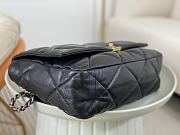 Kitlife Chanel 19 Maxi Flap Bag Black AS1162 36x11x25cm - 5