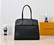 Kitlife Louis Vuitton City Steamer MM Bag Black M12005 30x36x17cm - 4