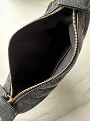 Kitlife Chanel Pouch Black Grained Calfskin Imitation Pearl Gold Tone Metal 19x20x4cm - 6