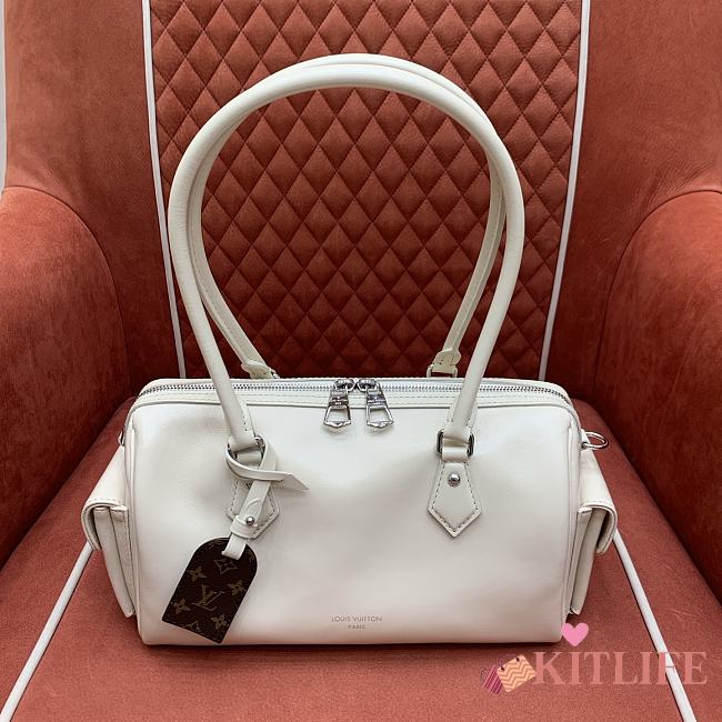 Kitlife Louis Vuitton Speedy Cargo Vibe Bag White M12965 28x17x12cm - 1