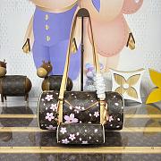 Kitlife Louis Vuitton x TM Papillon Bag Cherry Blossom Monogram Coated Canvas M13097 27x11x13cm - 1