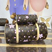 Kitlife Louis Vuitton x TM Papillon Bag Cherry Blossom Monogram Coated Canvas M13097 27x11x13cm - 4