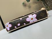 Kitlife Louis Vuitton x TM Pochette Accessoires Bag Cherry Blossom Monogram Canvas Brown M13666 22x13x4cm - 2