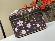 Kitlife Louis Vuitton x TM Nice Bag Monogram Canvas Cherry Blossom Monogram Canvas Brown M14181 20x13.5×12cm - 1