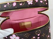 Kitlife Louis Vuitton x TM Nice Bag Monogram Canvas Cherry Blossom Monogram Canvas Brown M14181 20x13.5×12cm - 2