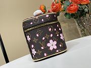 Kitlife Louis Vuitton x TM Nice Bag Monogram Canvas Cherry Blossom Monogram Canvas Brown M14181 20x13.5×12cm - 3