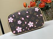 Kitlife Louis Vuitton x TM Nice Bag Monogram Canvas Cherry Blossom Monogram Canvas Brown M14181 20x13.5×12cm - 4