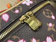 Kitlife Louis Vuitton x TM Nice Bag Monogram Canvas Cherry Blossom Monogram Canvas Brown M14181 20x13.5×12cm - 6