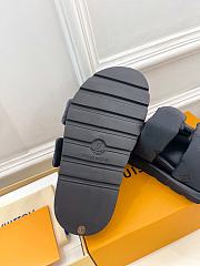 Kitlife Louis Vuitton Pool Pillow Flat Comfort Mule Black - 4