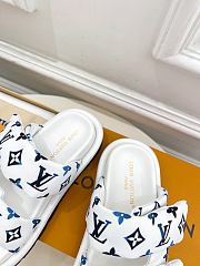Kitlife Louis Vuitton Pool Pillow Flat Comfort Mule White  - 6