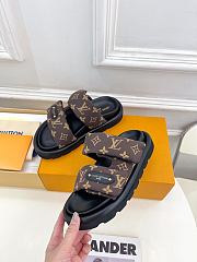 Kitlife Louis Vuitton Pool Pillow Flat Comfort Mule Brown - 4