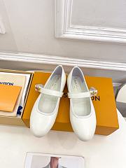 Kitlife Louis Vuitton X TM Romy Ballet Shoes White - 1