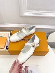 Kitlife Louis Vuitton X TM Romy Ballet Shoes White - 5