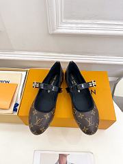 Kitlife Louis Vuitton X TM Romy Ballet Shoes Brown - 1