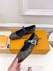 Kitlife Louis Vuitton X TM Romy Ballet Shoes Brown - 4