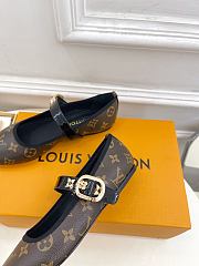 Kitlife Louis Vuitton X TM Romy Ballet Shoes Brown - 3