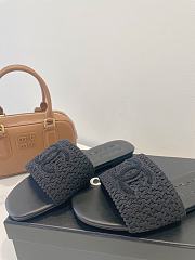 Kitlife Chanel CC Logo Mules Black - 2