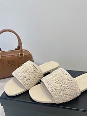 Kitlife Chanel CC Logo Mules Beige - 5